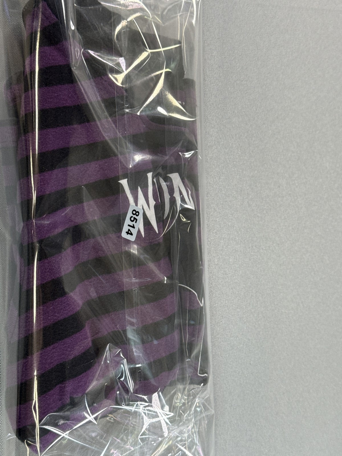 Mad Engine Wednesday Addams TV Show Graphic Tee M M/M Black/Purple 100% Cotton