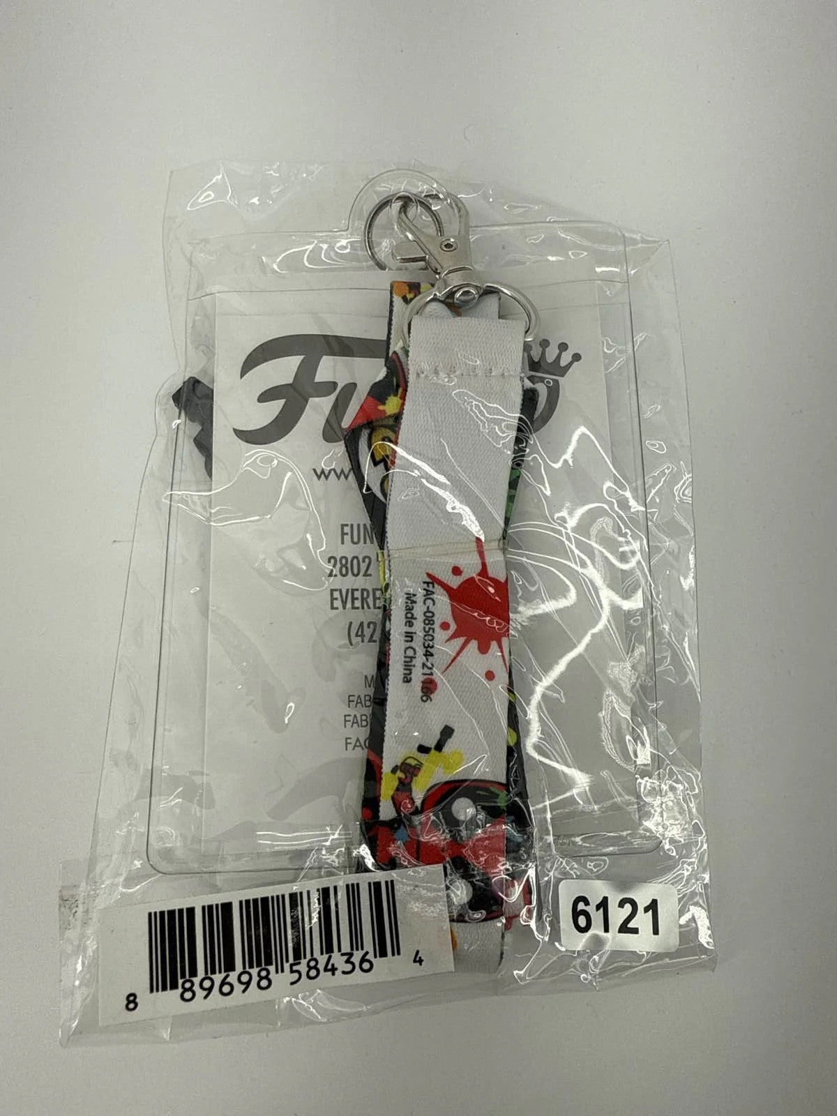 Funko Pocket Pop Keychain! Deadpool GameStop Lanyard Marvel Red Apparel Clothing