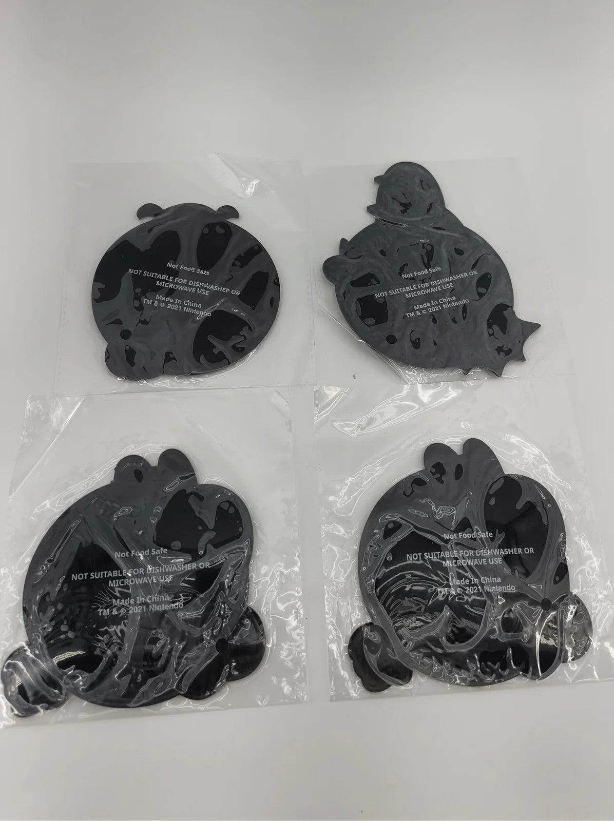 Nintendo Mario Goomba Piranha Koopa Troopa Drink Coasters Set of 4 Gift Vintage