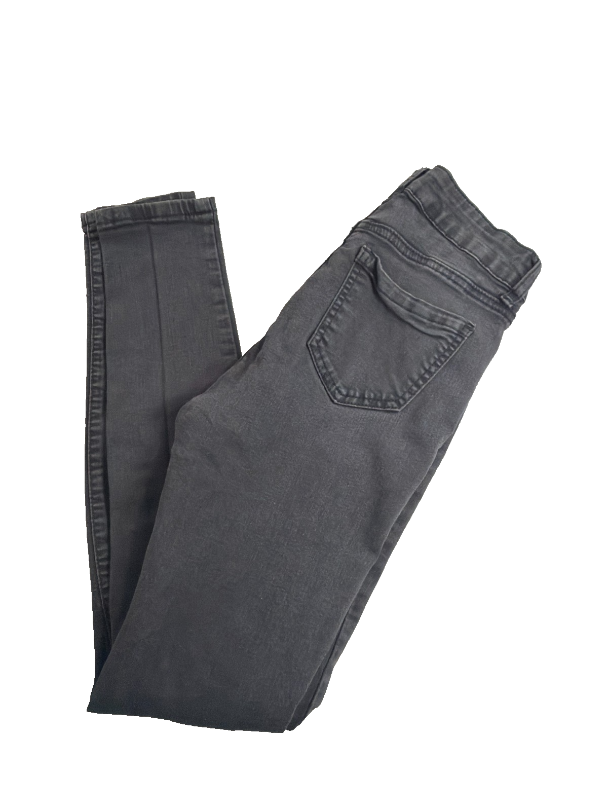 WAX Jean Los Angeles Womens 3/26 Gray Black Distressed Ripped Skinny Jeans NWT