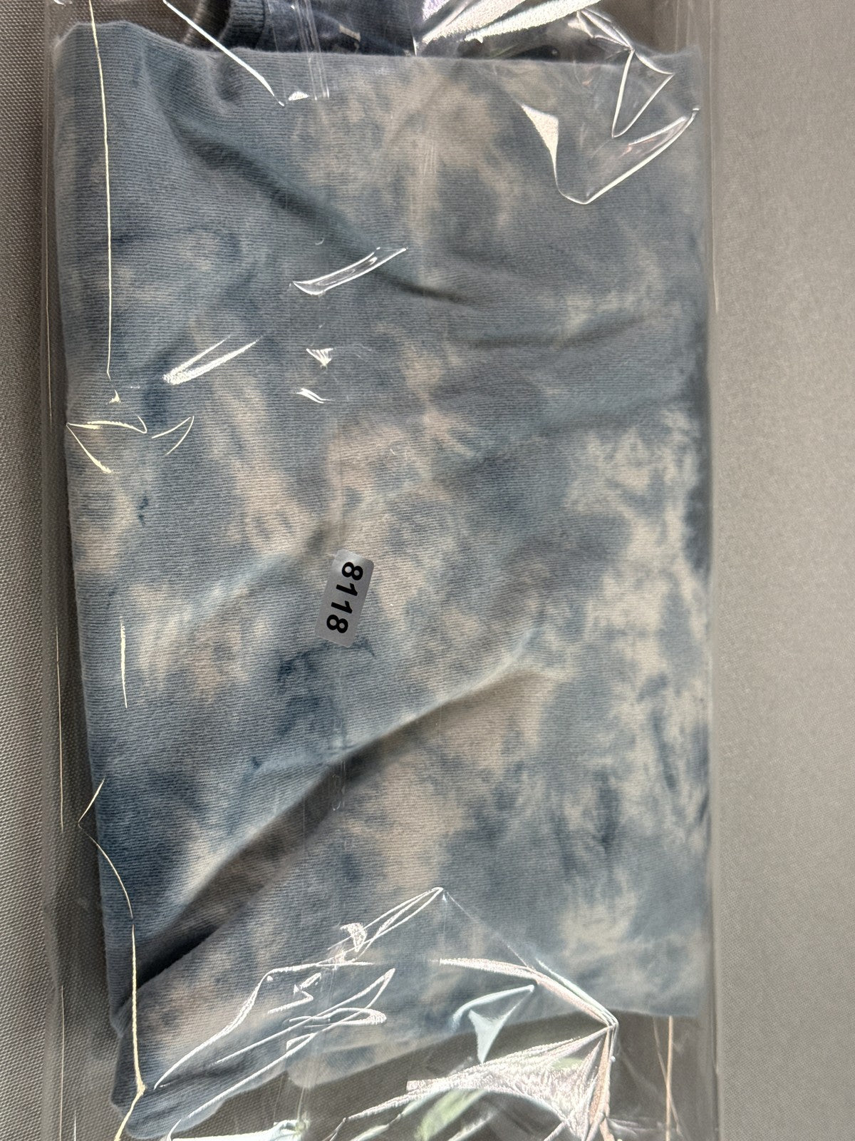 True Religion Buddha World Tour Tie Dye T-Shirt Mens M Blue Crew Neck Horseshoe