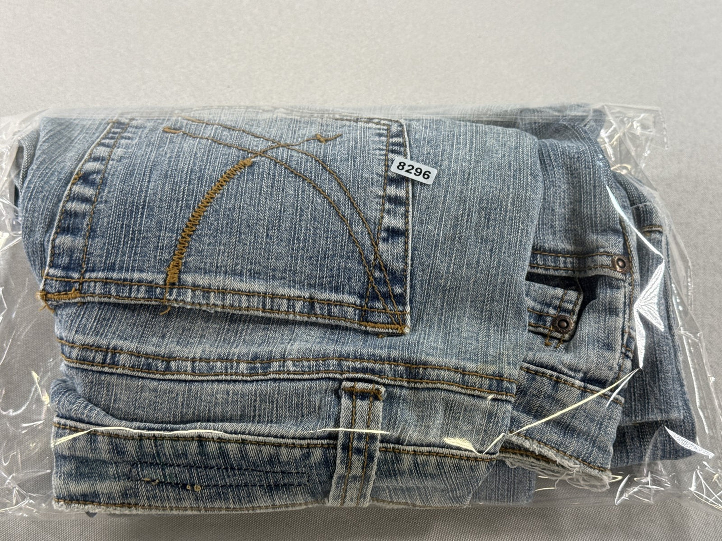 Dollhouse Flare Jeans 11 11/12 Blue Distressed Denim Low Rise Y2K Boho Indie
