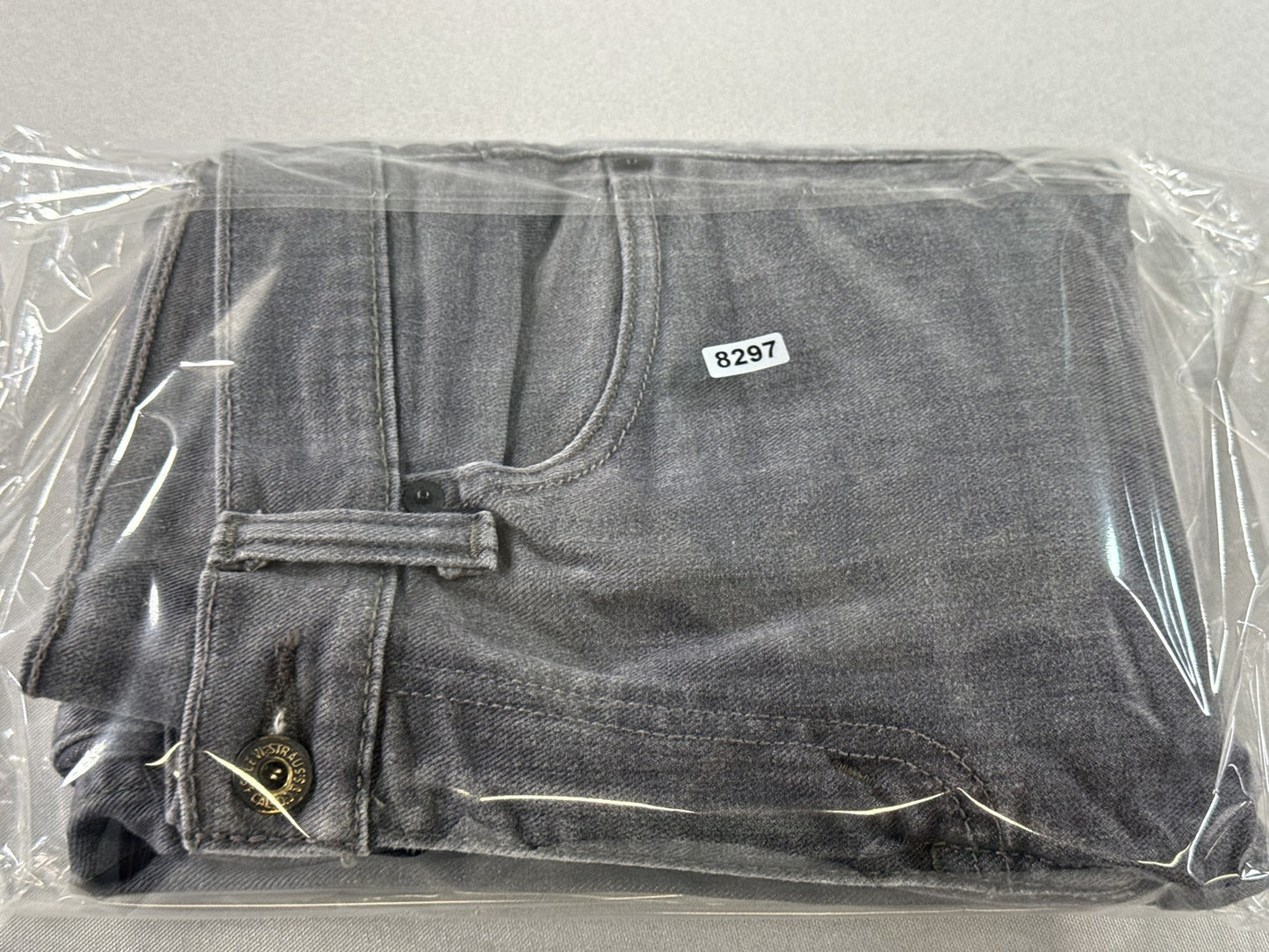Levi's 510 Straight Leg Jeans 31x32 Gray Stretch Denim Regular Fit pocket Slim