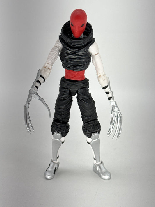 The Loyal Subjects Foot Assassin Action Figure Red Black Silver Plastic Comics