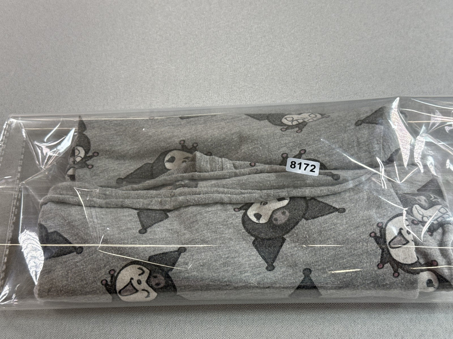 Hybrid Apparel Kuromi Anime Graphic Tee S Gray Cotton Blend Short Sleeve Mens