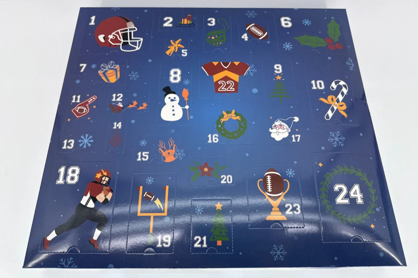 Football Advent Calendar 2025 Christmas Gift Game Toy Surprise for Boys Kids