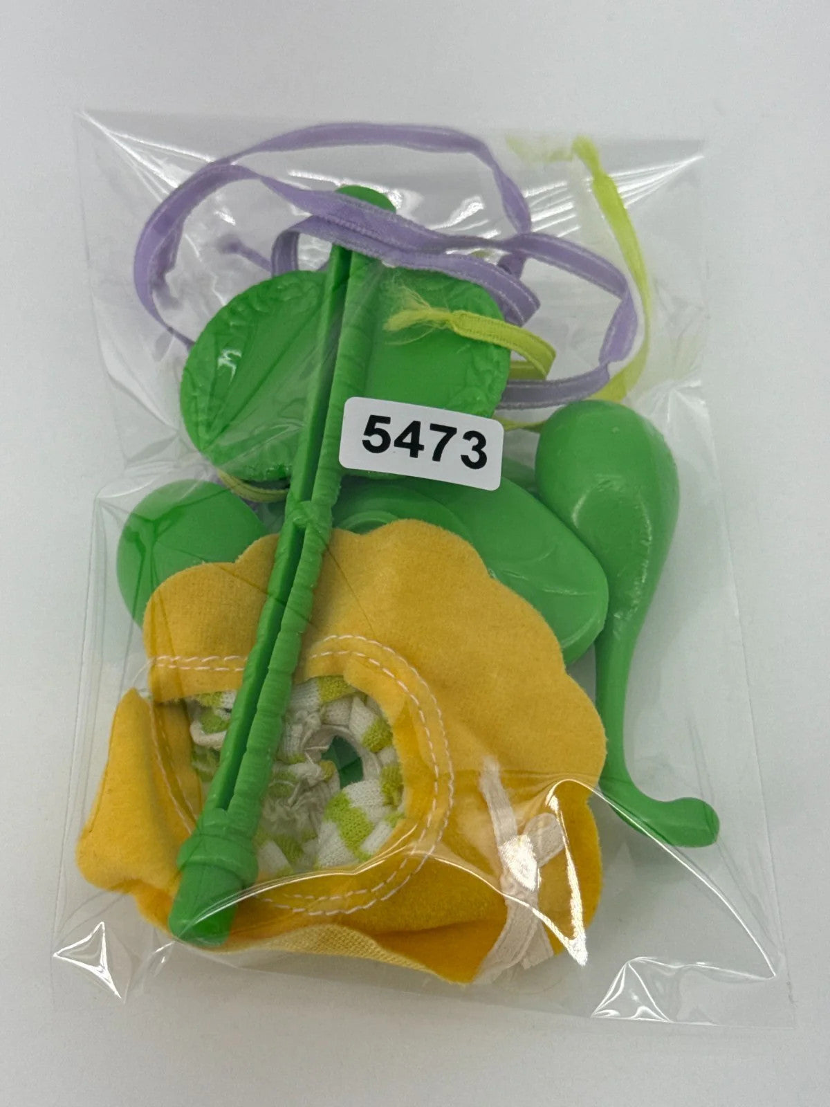 Vintage Strawberry Shortcake Snail Accessory Lot 1980s Leaf Spoon Dress Parts