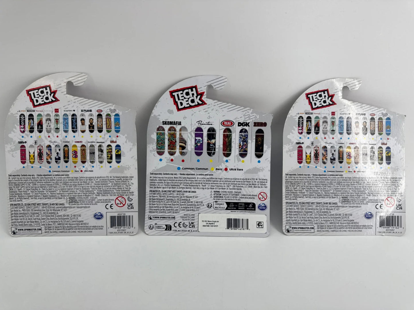 Tech Deck Fingerboard Lot of 3 Thank You SK8MAFIA Torey Pudwill Wes Kremer NIP
