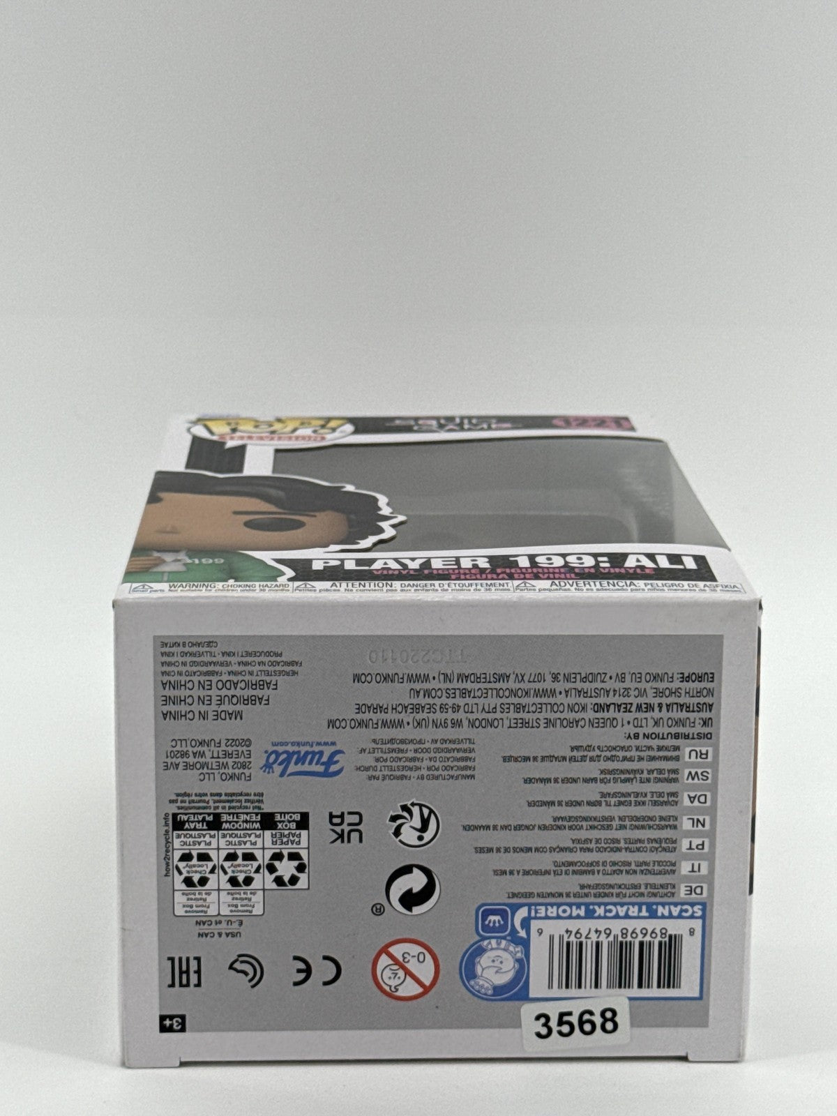 Funko Pop TV Squid Game Player 199: Ali #1221 Vinyl Figure Standard Multicolor