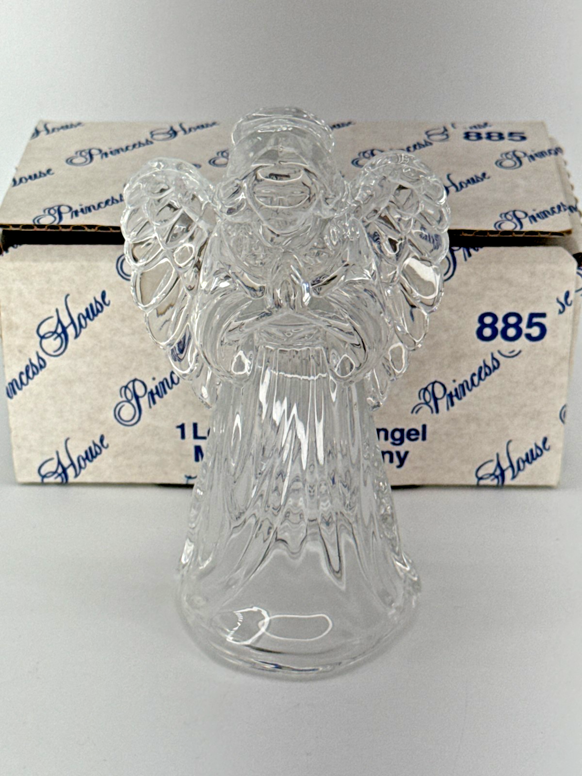 Princess House Crystal Nativity Set 3 Pc Lead Crystal Germany Mary Kings Apparel
