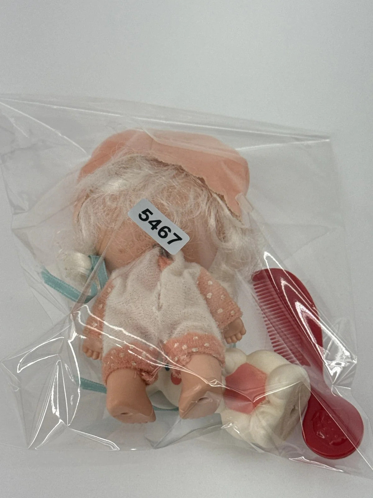 Strawberry Shortcake Apricot Doll Hopsalot Bunny Pet 1979 Kenner Comb Unbranded