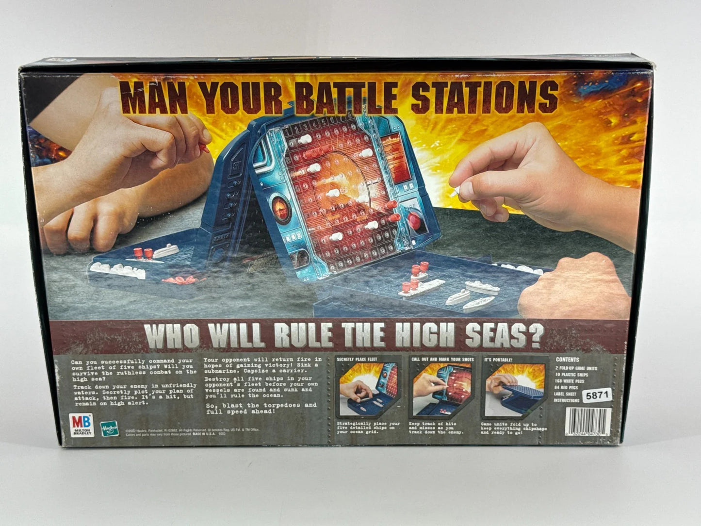 Battleship Classic Naval Combat Game 1998 Milton Bradley Complete MB USA Vintage