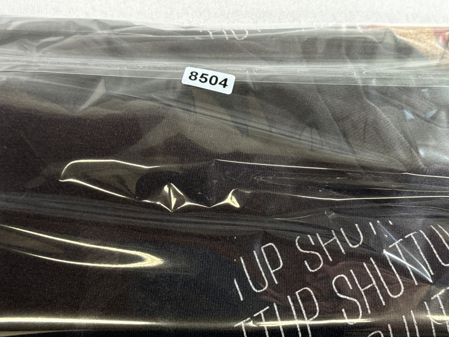 ALSTYLE Shut Up Graphic Tee Oversized Black Cotton Short Sleeve Crewneck Men M
