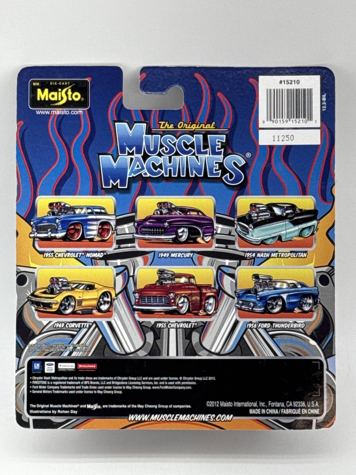 Maisto Mercury Mercury Muscle Die Cast Car 1:64 Red Limited Edition