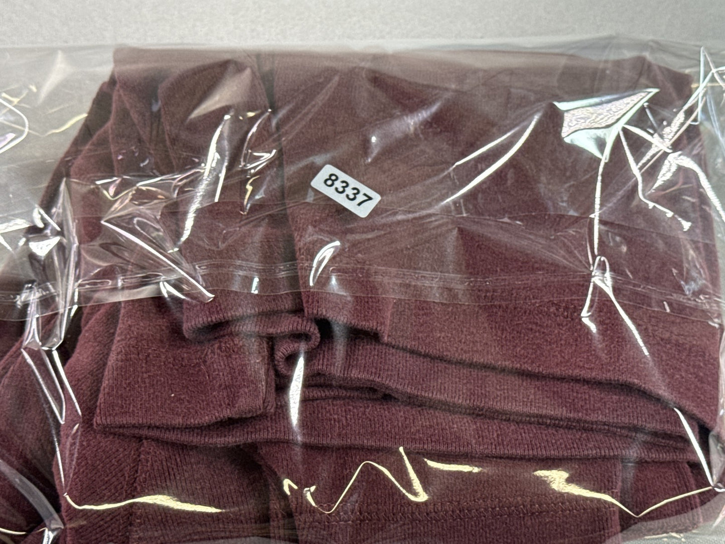 Laura Ashley TS 177 BD Mock Neck Long Sleeve Pullover Top Large Maroon 100% Wool