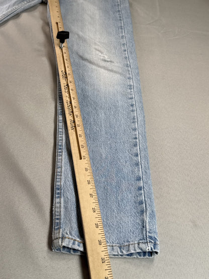 Levi's 510 Straight Jeans 30 Unisex Light Wash Denim Vintage Leg Made in