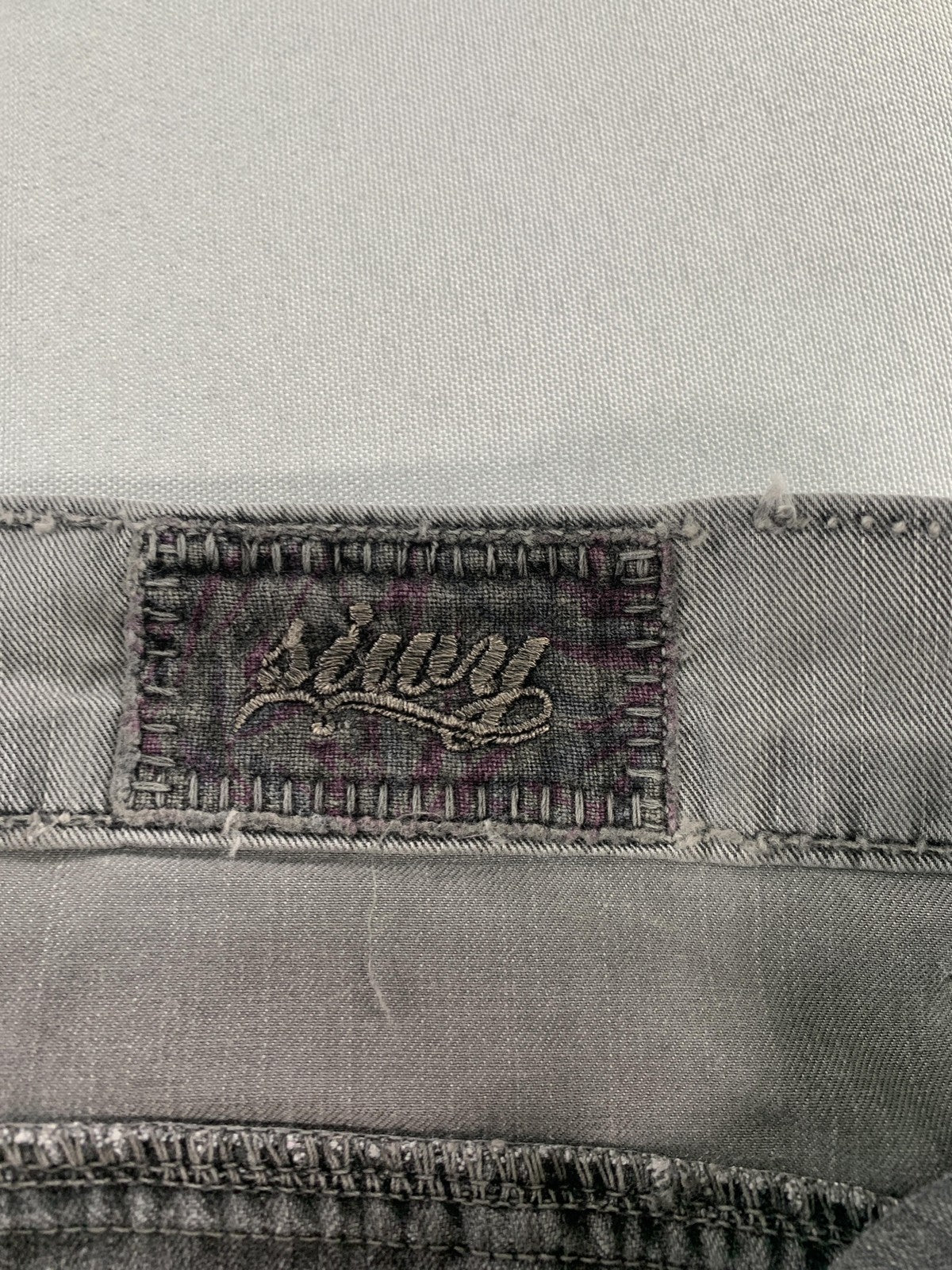 Siwy Jeans Womens 26 Gray Straight Leg Charcoal Wash Stretch Denim Casual USA on