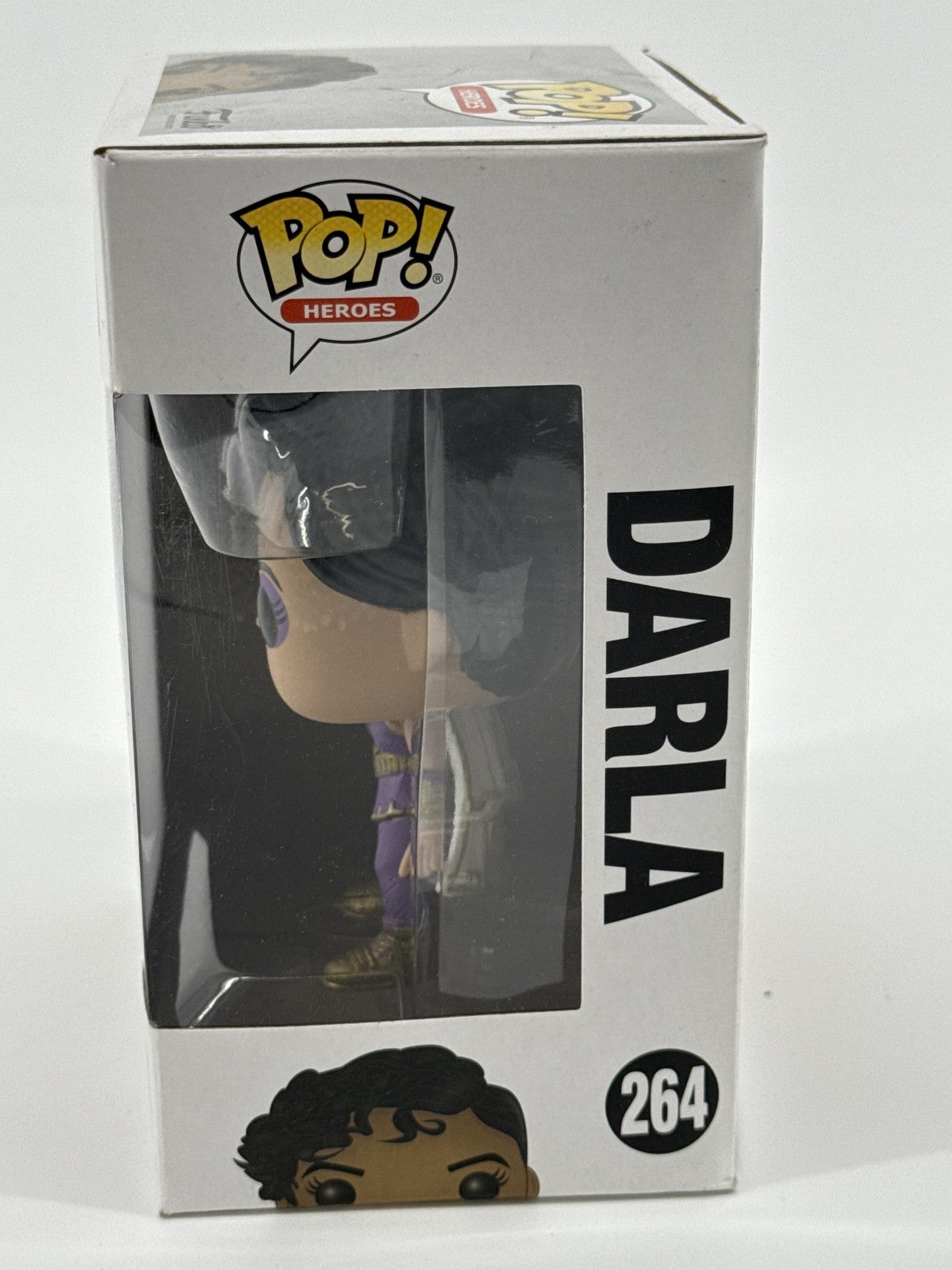 Funko Pop Heroes Shazam! DC Darla #264 Vinyl Figure Standard Size Purple Suit