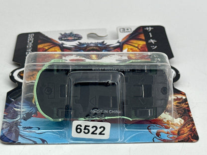 Boley Circuit Samurai Racers Diecast Car Dragon Mint Green Kanji Graphics Toy