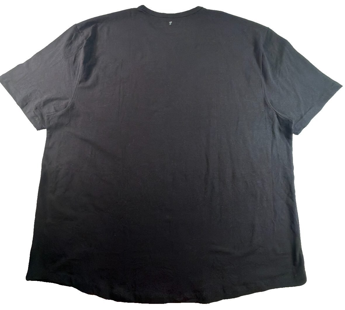 Perfect Jean NYC Black T Shirt Mens 2X Organic Cotton Stretch Crew Neck Tee