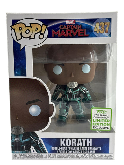 Funko Pop Captain Marvel Korath 437 Figure 2019 Spring Convention Exclusive