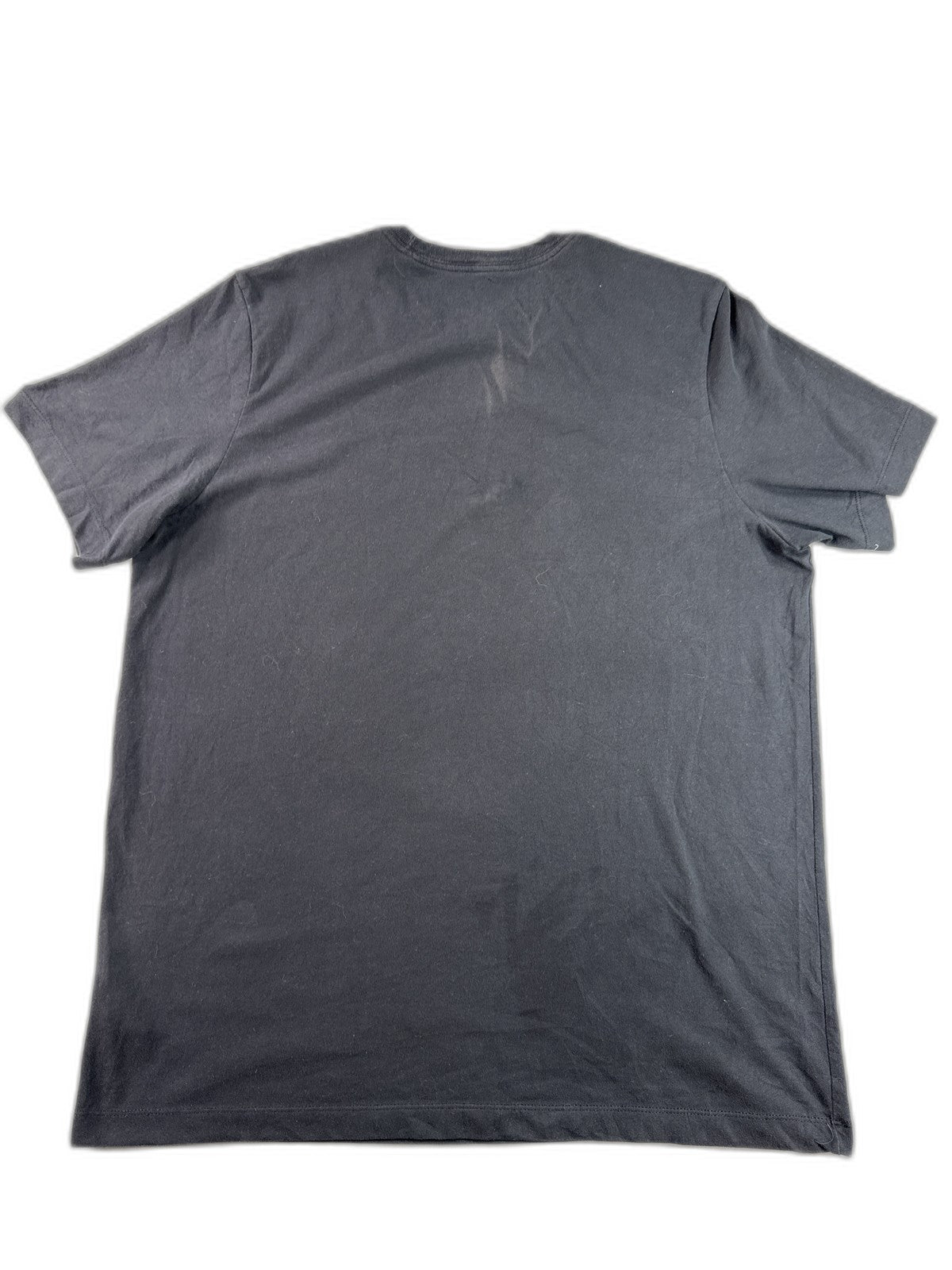 Nike Dri Fit Graphic Tee L Mens Black Crewneck Short Sleeve Cotton Athletic