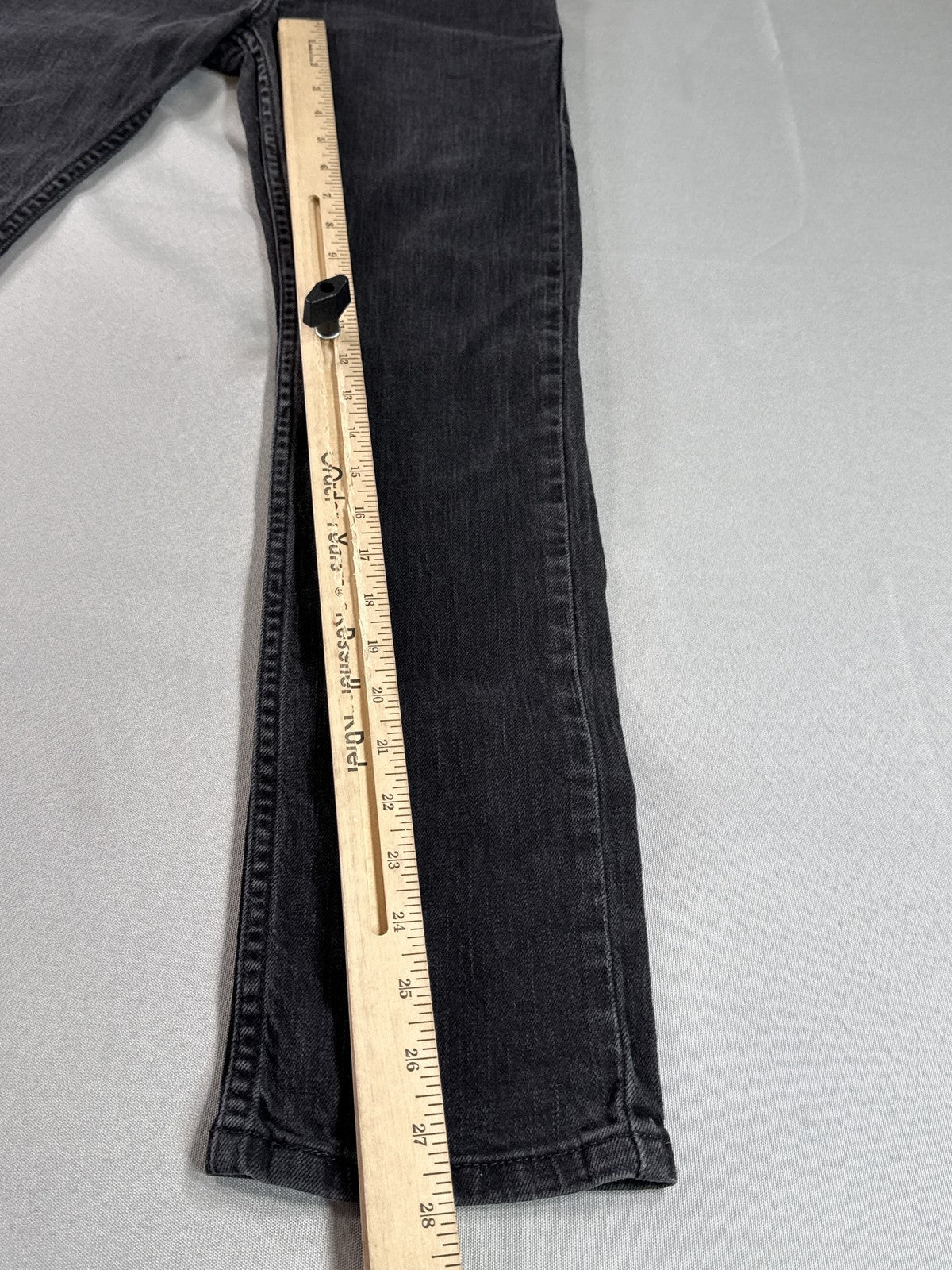 Levi's 511 Skinny Jeans 25X25 Gray Cotton Stretch Pocket Mid Rise Slim