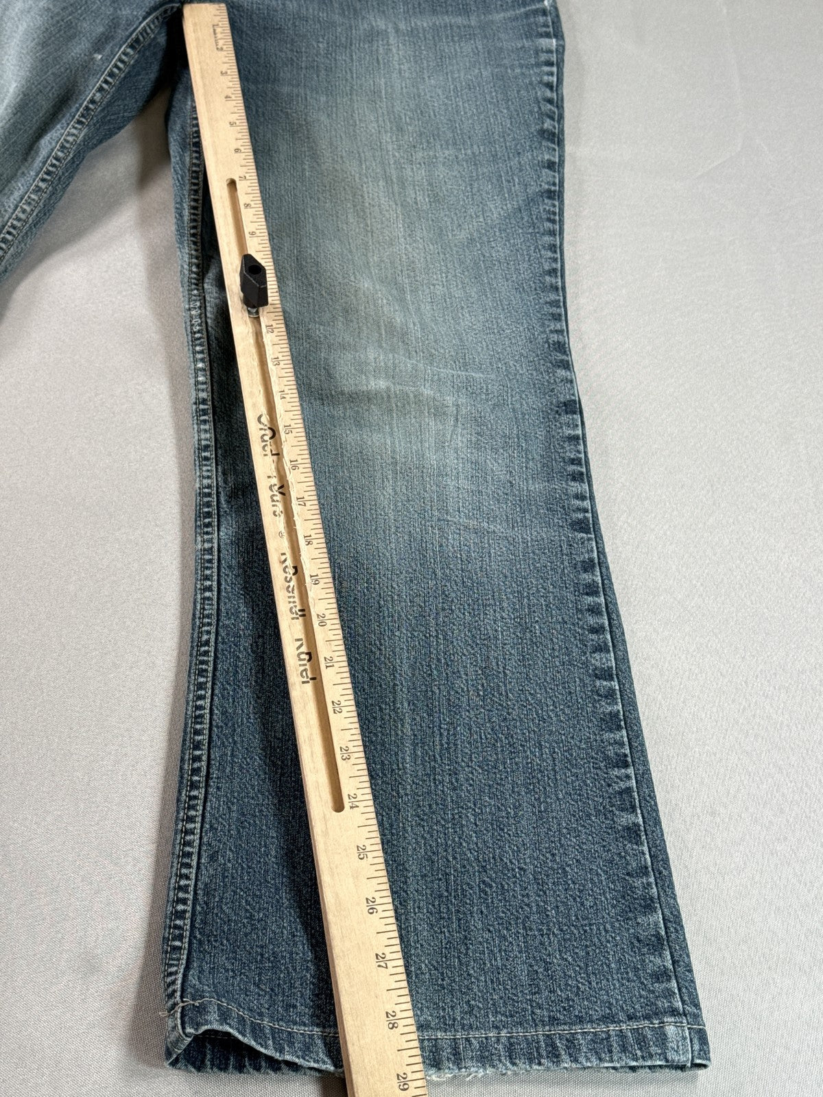Caslon Straight Leg Jeans Womens 10 Blue Stretch Denim Mid Rise Cotton Spandex