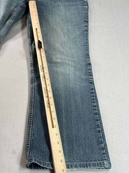 Caslon Straight Leg Jeans Womens 10 Blue Stretch Denim Mid Rise Cotton Spandex