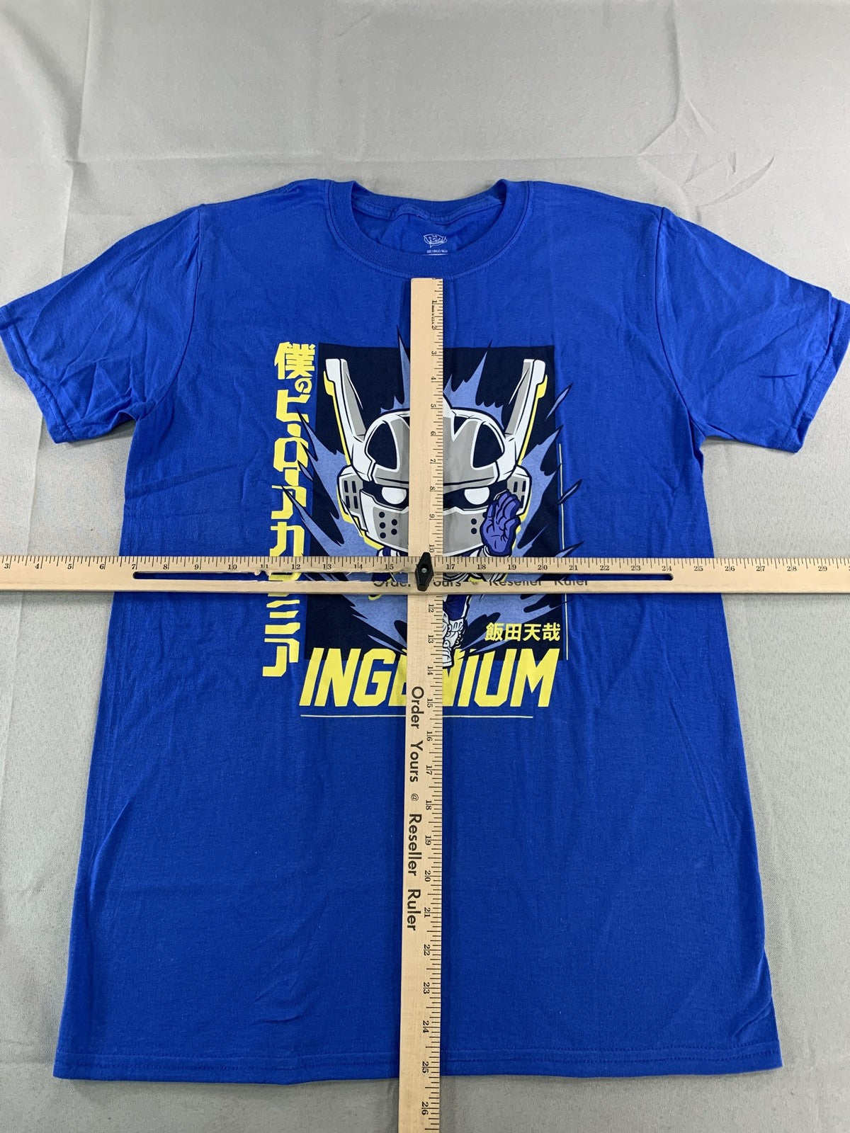 My Hero Academia Ingenium Shirt Mens Medium Blue Funko Pop Tees Anime Graphic