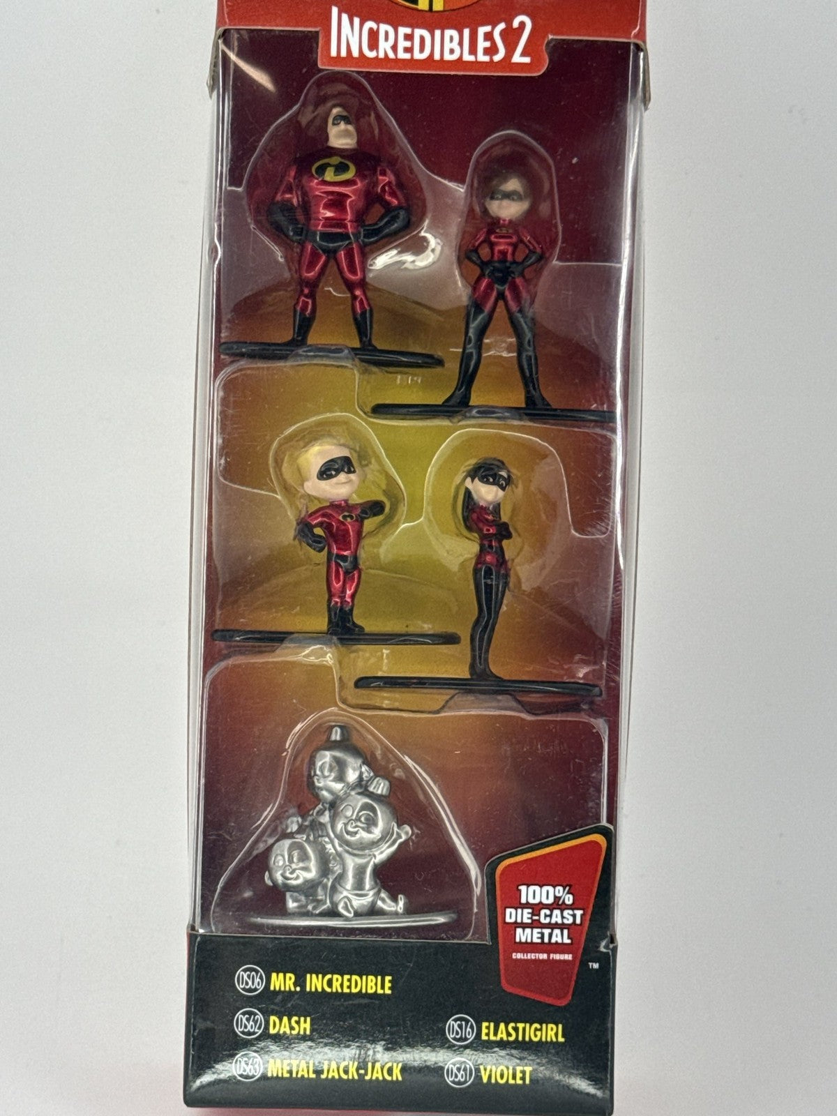 Incredibles 2 Nano Metalfigs 5 Pack Jada Toys Diecast Disney Pixar Jack Jack