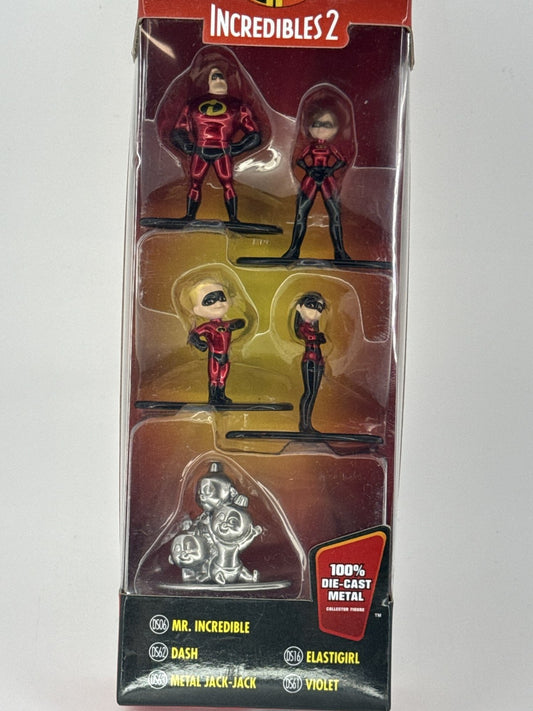 Incredibles 2 Nano Metalfigs 5 Pack Jada Toys Diecast Disney Pixar Jack Jack