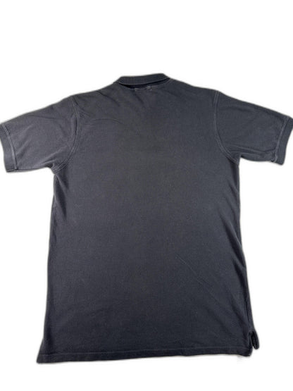 Banana Republic Black Polo Shirt Mens Short Sleeve Cotton Top