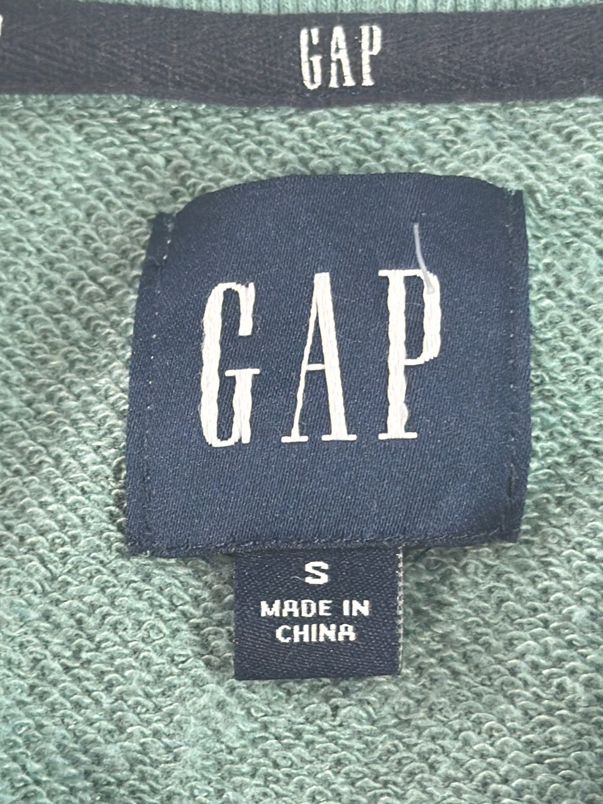 Gap Mint Green Henley Sweatshirt Womens Small Pullover Long Sleeve Casual Top