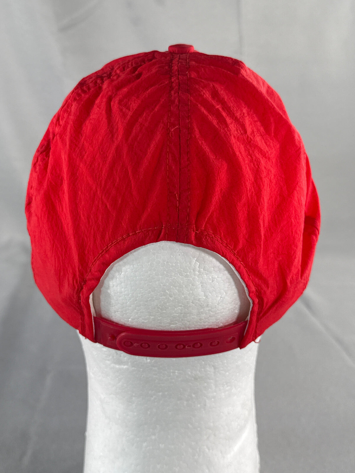 Jim Beam 1990s Red Rope Front Snapback Hat Vintage Embroidered Trucker Cap NWT