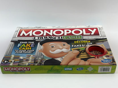 Monopoly Crooked Cash Board Game Hasbro Parker Brothers Complete Family Game