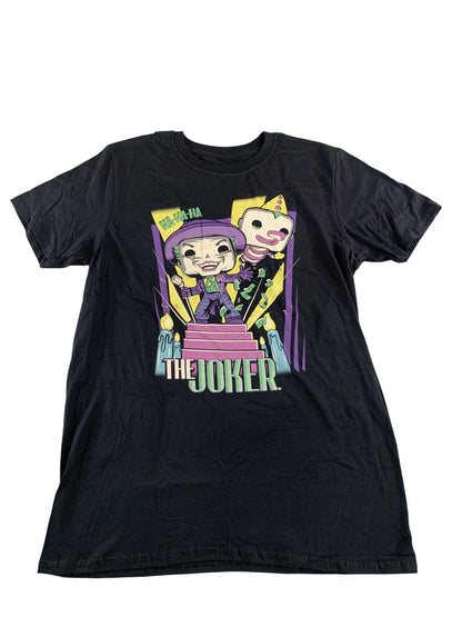 The Joker Batman Shirt Mens Medium Black Funko Pop! Tees DC Comics Graphic Tee