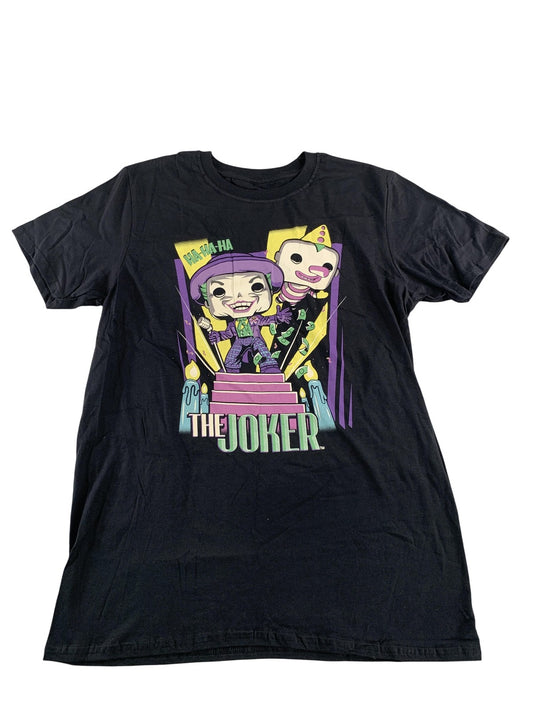 The Joker Batman Shirt Mens Medium Black Funko Pop! Tees DC Comics Graphic Tee