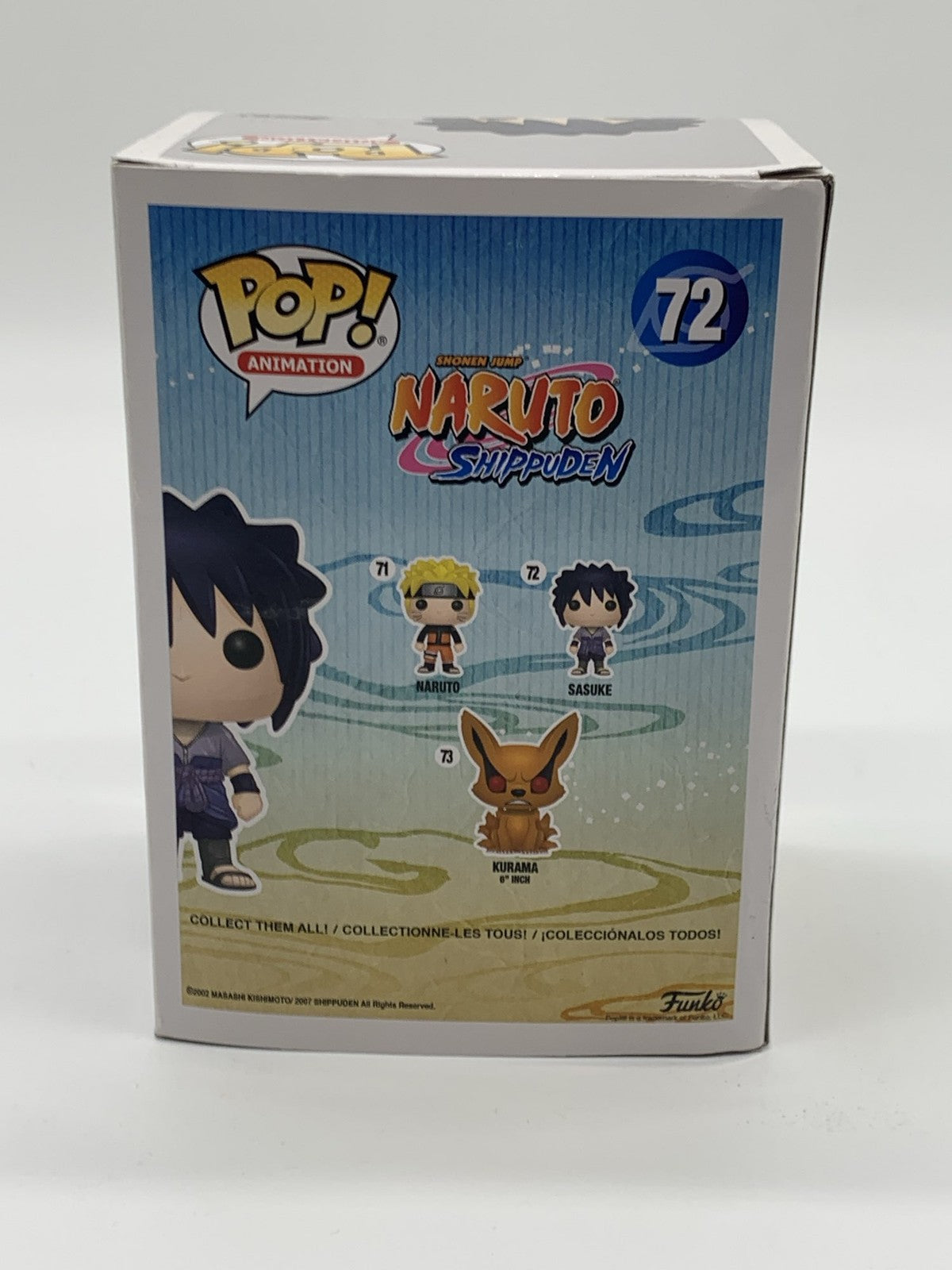 Funko Pop Sasuke #72 Naruto Shippuden Vinyl Figure | Anime Collectible | Damaged