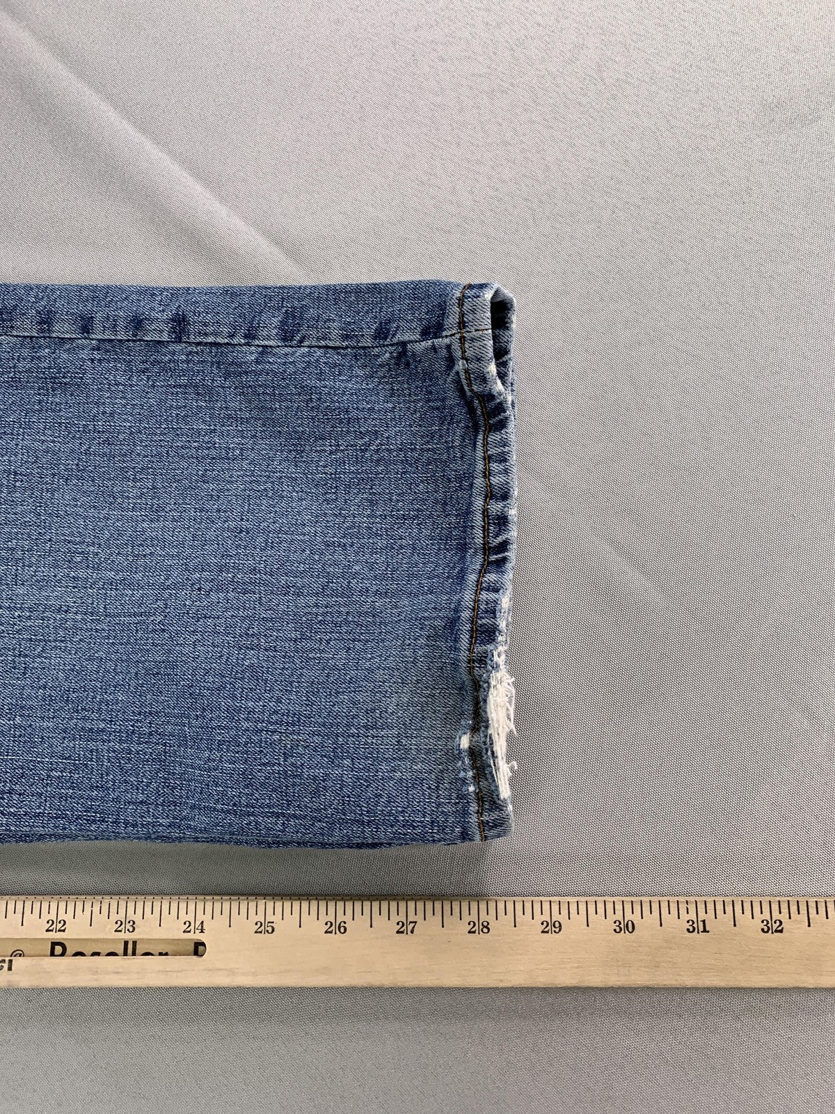 Arizona Jeans Mens 38x30 Slim Straight Flex Denim Comfort Classic Distressed