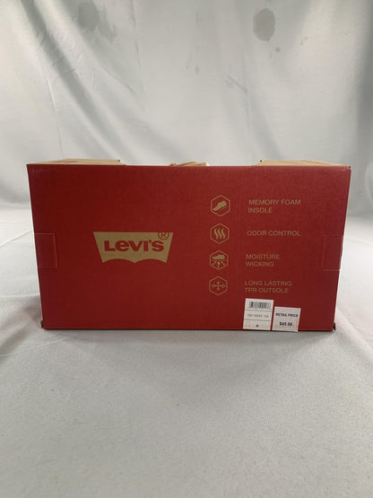 Levis Comfort Lite Moccasin Slippers Mens Size 8 5 Brown Memory Foam Shoes red