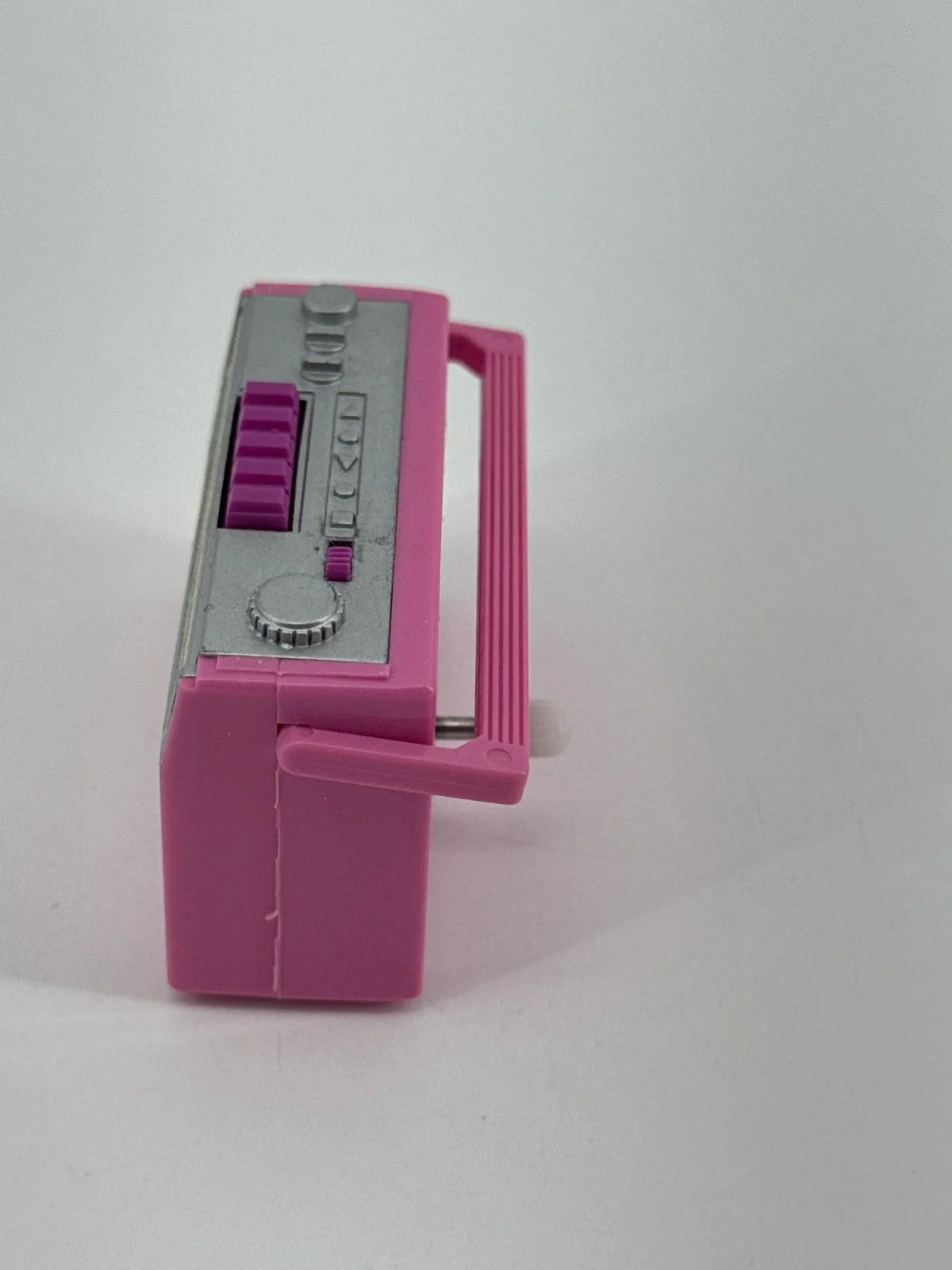 Barbie Pink Boombox Cassette Wind-Up 1980s Action Accents Radio Mattel Retro