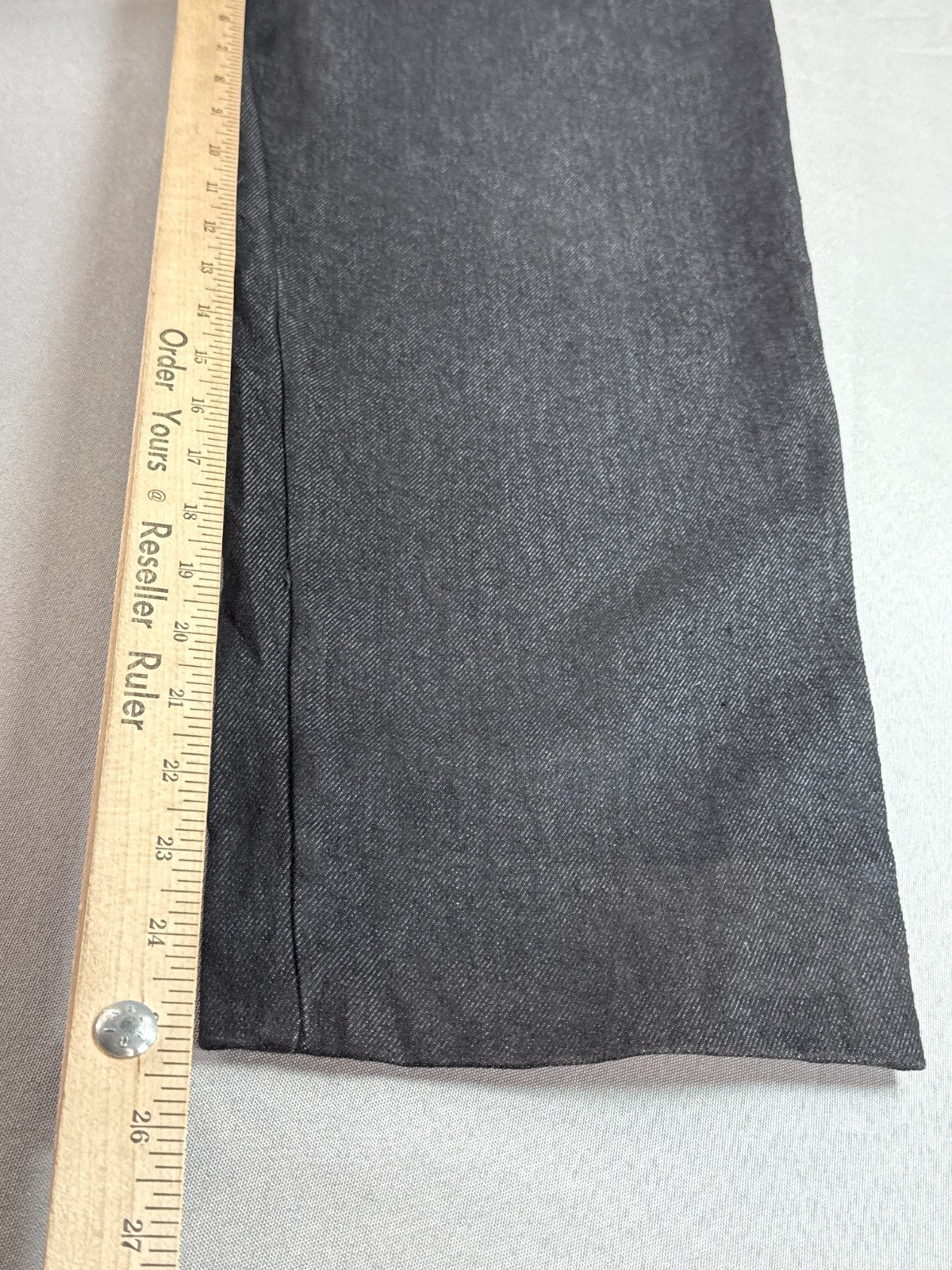 Pams Closet Pull On Pants Womens 20W Black Straight Leg Elastic Waist Casual