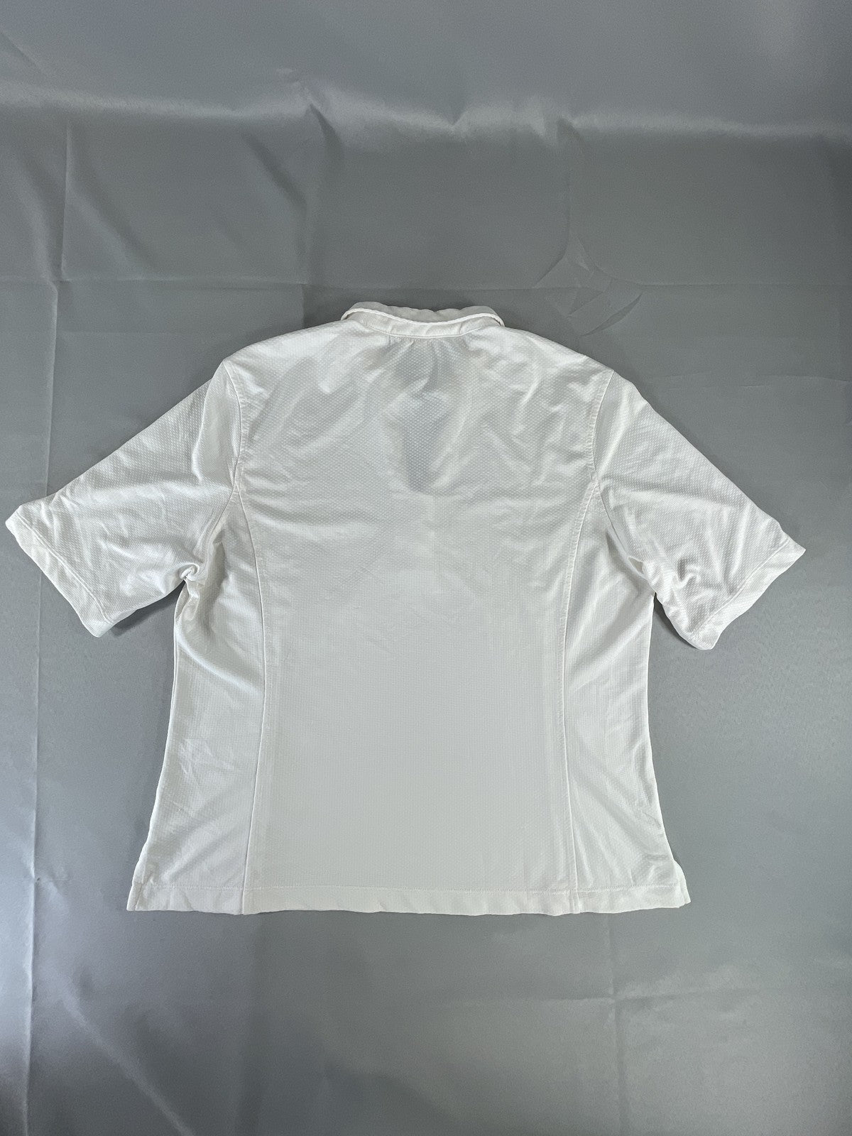 Monterey Club Shirt Womens Large Performance Golf Short Sleeve Crystal Button 92