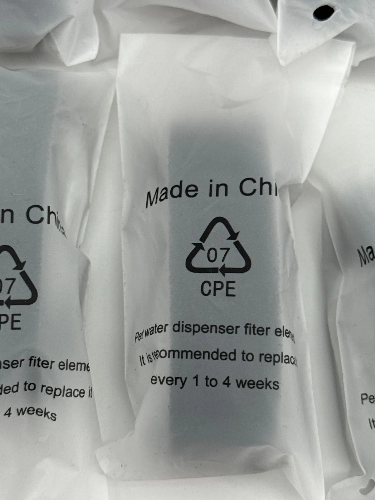 23x Pet Water Fountain Filter Elements for Cat Dog Dispenser Carbon Refill Lot N