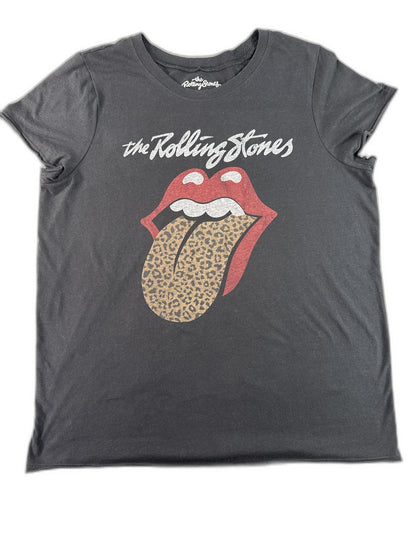 the Rolling Stones Tee Leopard Tongue Graphic the Rolling Stones Band T Shirt To
