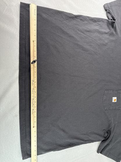 Carhartt K87 Pocket Tee 3XL Black Cotton Regular Fit Short Sleeve Graphic