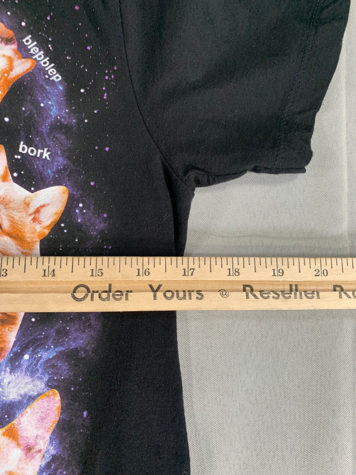 Hot Topic Black Matter Space Corgi Shirt Small Doge Meme Vaporwave Aesthetic Tee