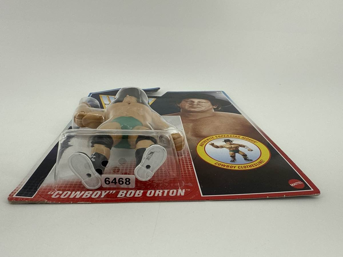 WWE Retro Cowboy Bob Orton Mattel HDX84 Action Figure Clothesline MOC 2022 WWF