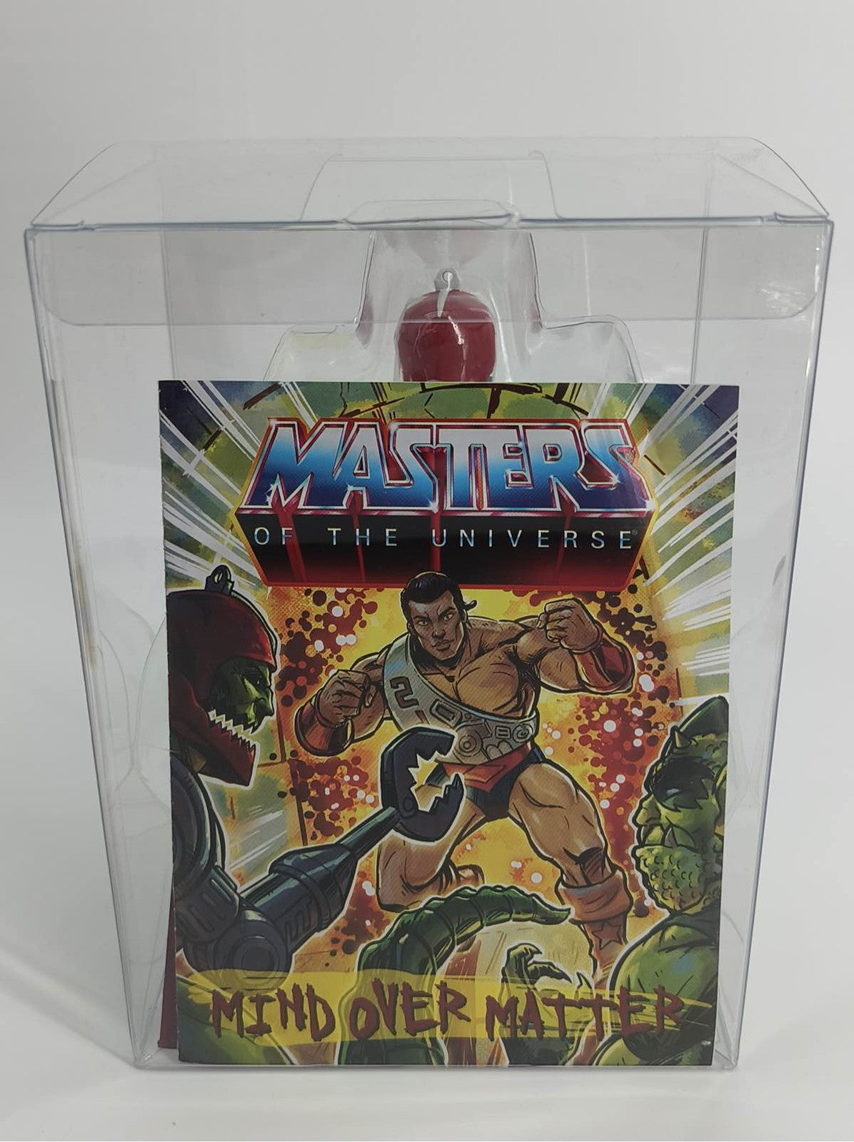 Trap Jaw MOTU Origins Mini Comic Version Mattel 2022 Figure Masters  Red Acrylic